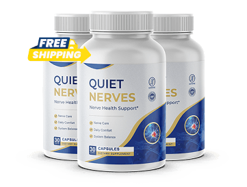 Quiet Nerves nerve health support three bottles